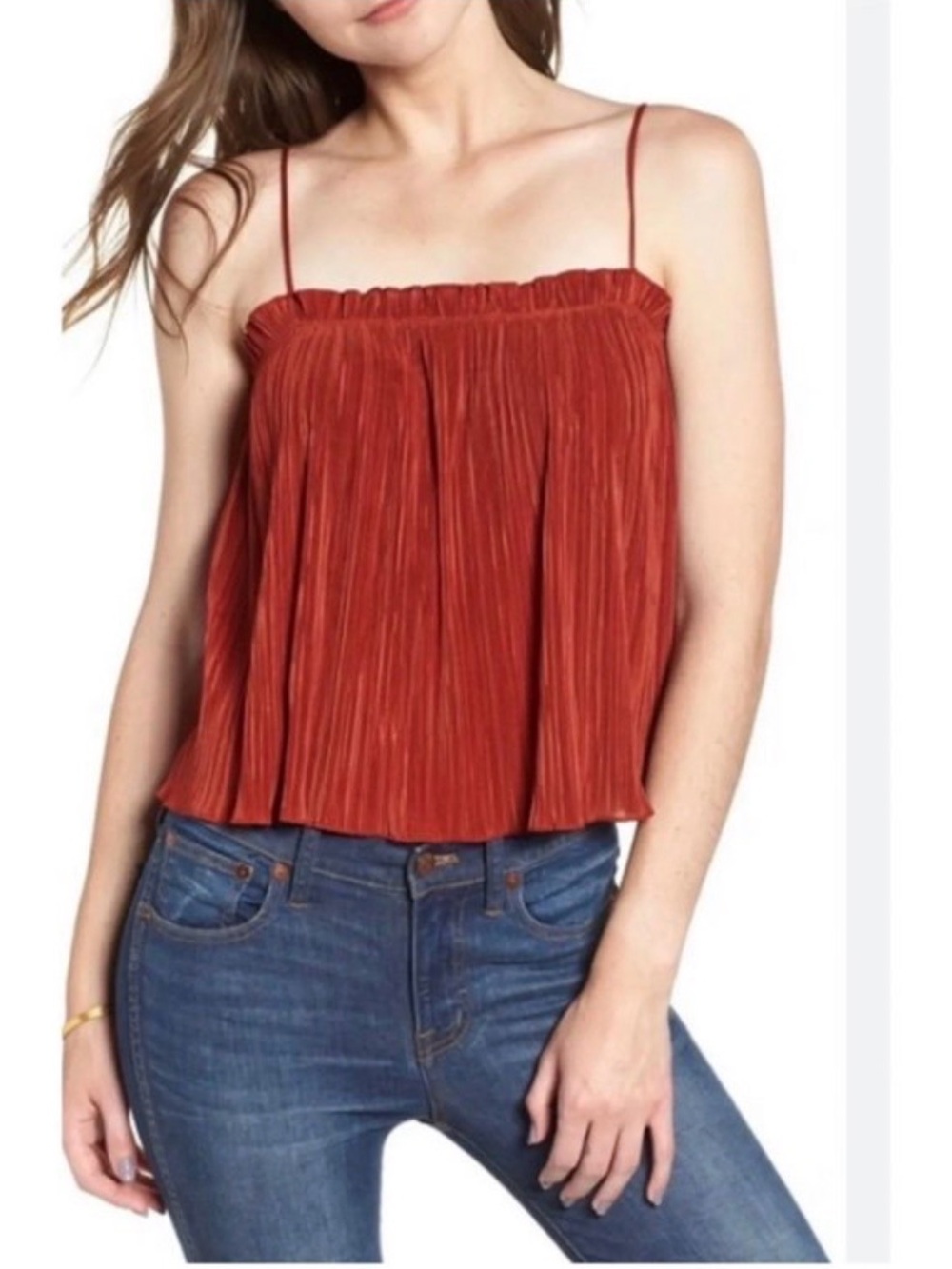 Madewell Micropleat Tank Top
